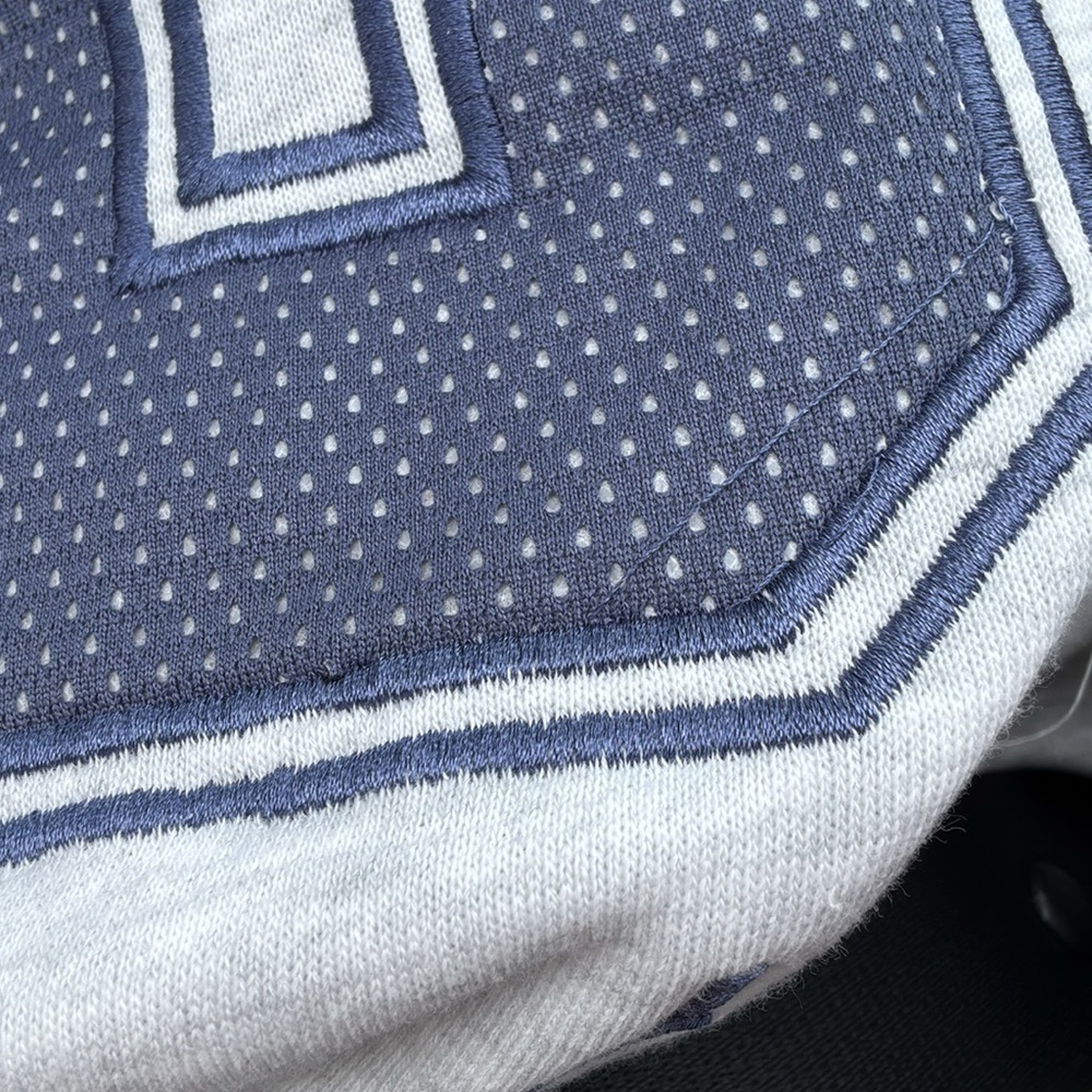 Women's Gray & Blue Graphic USA Memorial Day 4th of July Sweatshirt - Picture 4 of 10